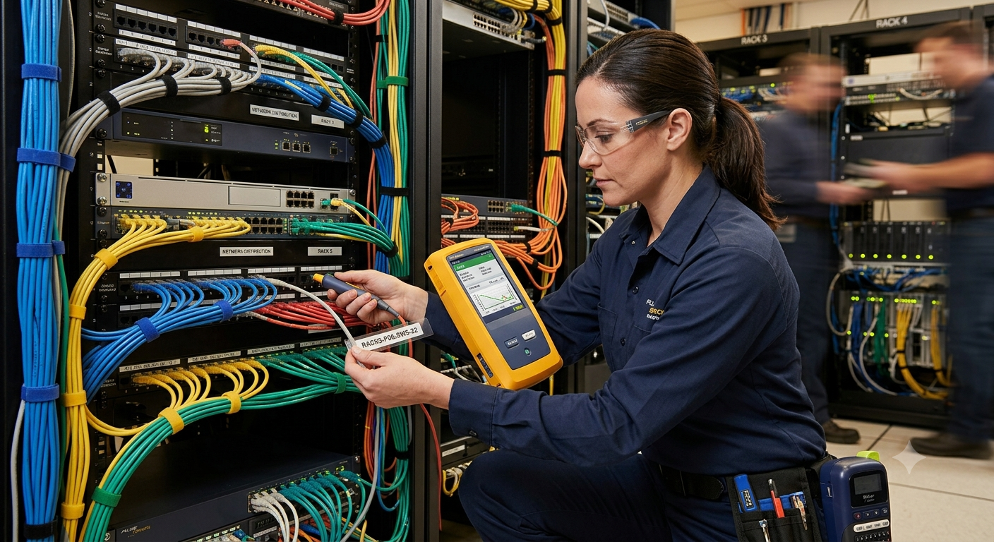 Cable Testing and Labeling