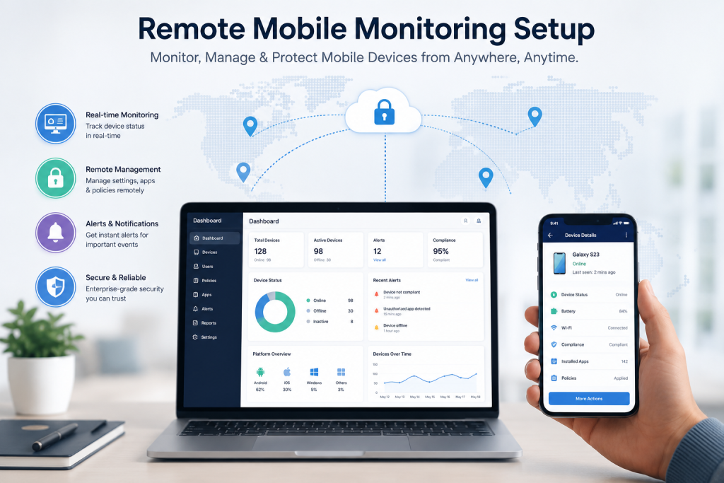 Remote Mobile Monitoring Setup.