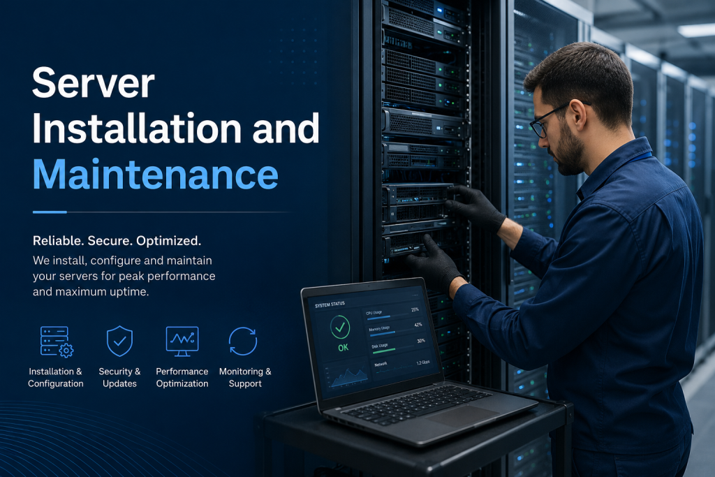 Server Installation and Maintenance.